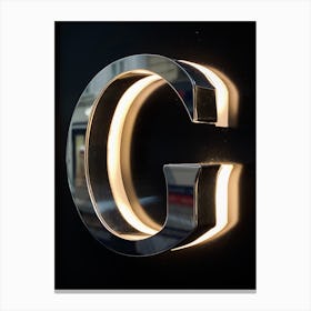 G 3x4 Canvas Print