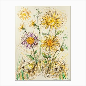 Daisies 6 Canvas Print