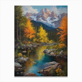 Autumn River Canvas Print