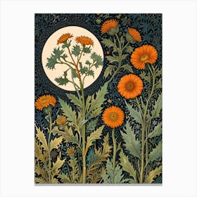 William Morris Moonlight 2 Canvas Print