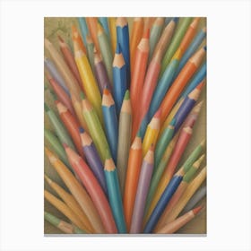 Pencils Canvas Print