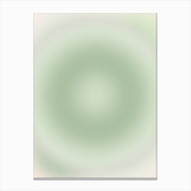 Aura Gradient Sage Green Canvas Print