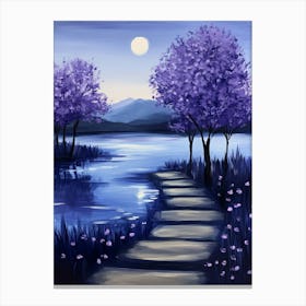 Path To The Moon Canvas Print