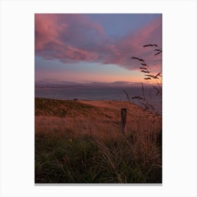 Pastel Coast Sunrise Canvas Print