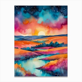 Elysian Sunset Canvas Print