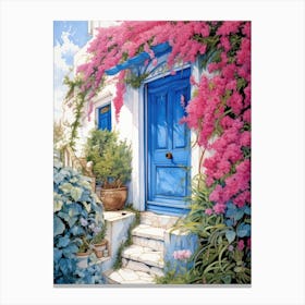 Blue Door 4 Canvas Print