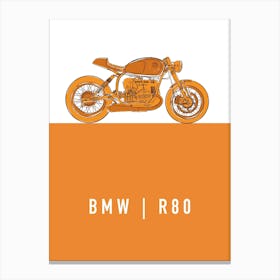 Motorbike Bmw R80 Canvas Print