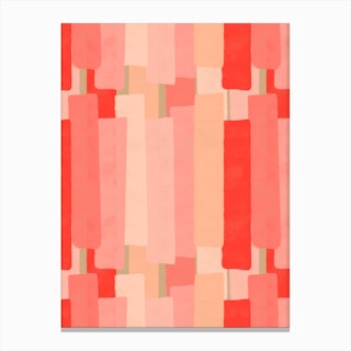 Like In Coral Canvas Print