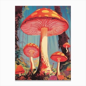 Trippy Mushroom 3 Canvas Print