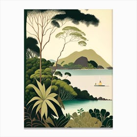 The Whitsunday Islands Australia Rousseau Inspired Tropical Destination Canvas Print