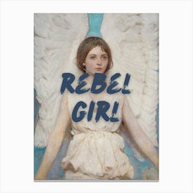 Rebel Girl Canvas Print