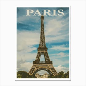 Paris Eiffel Tower Canvas Print