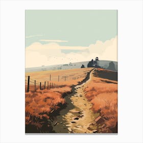 The South Tyne Trail England 1 Hiking Trail Landscape Canvas Print