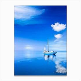 Boat Waterscape Photography 1 Canvas Print