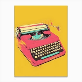 Typewriter Canvas Print