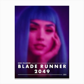 Blade Runner 2049 Alt Alternative Posters Canvas Print