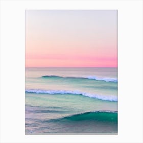 Greenmount Beach, Australia Pink Photography 1 Canvas Print