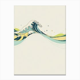 Great Wave Off Kanagawa 30 Canvas Print