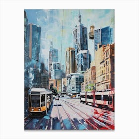 Sydney Kitsch Cityscape 4 Canvas Print