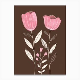 Pink Tulips 9 Canvas Print