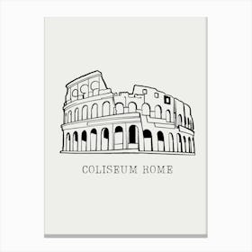 Colossus Of Rome Canvas Print