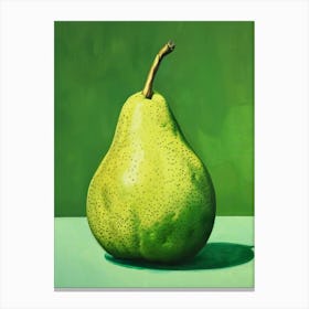 Green Pear Canvas Print