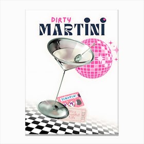 Dirty Martini 2 Canvas Print