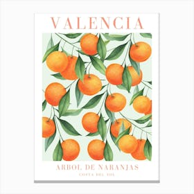 Orange Valencia Spain Canvas Print