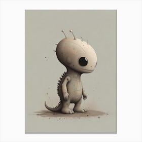 Alien Creature Canvas Print