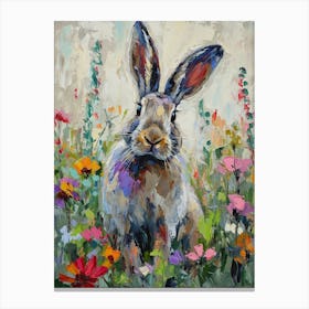 Beveren Rabbit Painting 3 Canvas Print