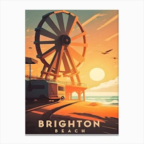 Brighton Beach England Travel Canvas Print