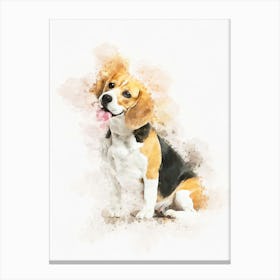 Beagles Dog Canvas Print