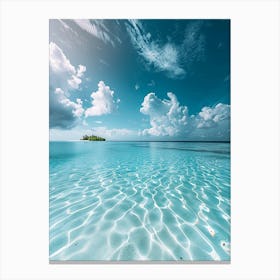 Azure Water Canvas Print