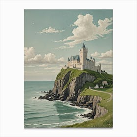 Castle On The Cliff Canvas Print