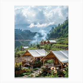 Hut In The Mountains Canvas Print