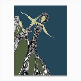 Two Dancers Canvas Print