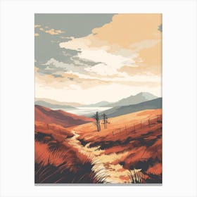The East Highland Way Scotland 4 Hiking Trail Landscape Canvas Print