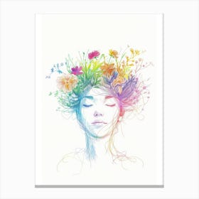 Flower Crown 2 Canvas Print