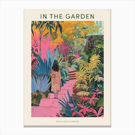 In The Garden Poster Powis Castle Gardens United Kingdom 4 Canvas Print