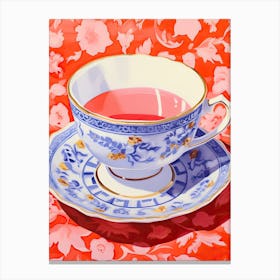 Tea Cup And Saucer 1 Canvas Print