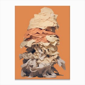 Pile Of Paper Canvas Print