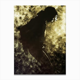 Michael Jackson Shadow Art Canvas Print