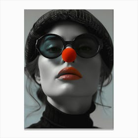 Clown Nose Canvas Print
