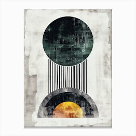 Von Neumann Bauhaus Mid Century Canvas Print