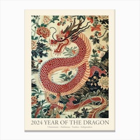 Lunar Year Of The Dragon 2024 Std Canvas Print