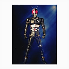 Light Of Heroes ― Kamen Rider Black Canvas Print