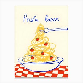 Pasta Lover Canvas Print