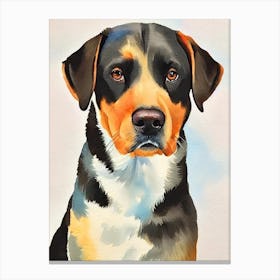 Labrador 3 Watercolour dog Canvas Print