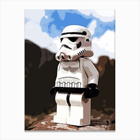 Stormtrooper Star Wars movie Canvas Print