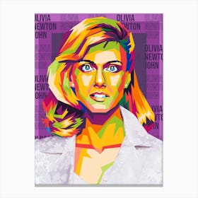 olivia newton john Canvas Print